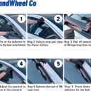 Window Deflectors Smoke Tinted Tape-On Side Window Vent Visor Deflectors Rain Guards Compatible with Dodge Durango 2011-2026 - 4pcs. GW0393