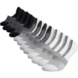 COOLMATE GLOBAL 6 Pack No Show Men Socks, Low Cut Ankle Sock Moisture Wicking