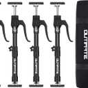 Third Hand Support Pole Heavy Duty, Cabinet Jacks for Installing Cabinets with 200 LBS Capacity and Expand from 15-4/5 to 23-3/5 in, 4-PC Black