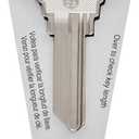 Hillman 5005166 House of Office 89-Single Sided Universal Key Blank, Assorted - Pack of 4