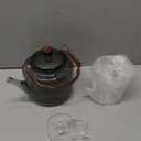 Tea Pot with Infuser for Loose Leaf Tea, Glass Teapot Stovetop, Heat Resistant Borosilicate Tea Kettle, Clear, 34oz/1000ml Capacity, Tea Strainer