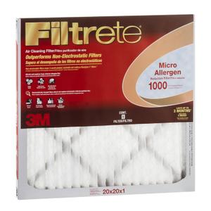 3M Filtrete 20 in. H x 20 in. W x 1 in. D 11 MERV Air Filter