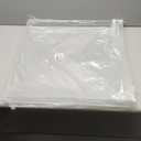 1717 inches Oversized Clear Acrylic Ottoman Tray Extra Large Decorative Tray Spill-Proof Serving Trays with Handles King-Size Safe Edge Organizer for Coffee Table Countertop Breakfast