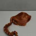 ColorGround Long Braided Reddish Brown Heat Resistant Costume Wig for Fiona Cosplay