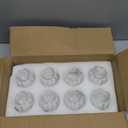 Rock Bar Stackable Beverage Glasses  Set Of 8 Dishwasher Safe Drinking Glasses For Soda, Juice, Milk, Coke, Beer, Spirits 4.5oz Durable Tempered Glass Water Tumblers