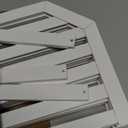 Bamboo Corner Shelf(2 Pack),2 Tier Plate Organizer for Cabinet and Countertop,Pantry Dish and Spice Rack for Kitchen(White)