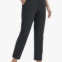 baleaf Women's Golf Pants with Belt Loops Zipper Pockets Stretch Travel Work Bussiness Dressy Casual Slacks UPF 50+, Size L