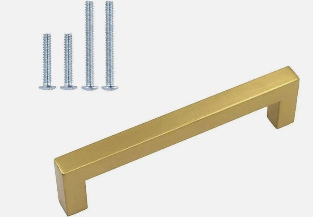 29 Pack 5 Inch Brushed Brass Drawer Pulls Cabinet Handles