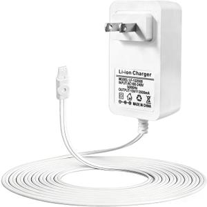 9025166 Charger for Somfy V2 Wirefree Motors, 13V Power Adapter with 3-Pin Connector, Rechargeable Lithium-Ion Battery Charger