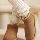 Project Cloud 100% Genuine Leather Ankle Boots for Women - Water Resistant with Memory Foam Insole Winter Boots for Women - Trending Shoes & Comfortable Women's Ankle Boots (Hippy) (6.5)