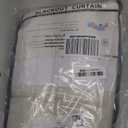 100% Blackout Shield Linen Blackout Curtains for Bedroom 84 Inches Long, Back Tab/Rod Pocket Living Room Drapes, Thermal Insulated Blackout Curtains 2 Panels Set, 50" W x 84" L, Cream