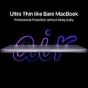 Soonjet Invisible Armor for MacBook Air 15 inch Case | M5 M4 M3 M2 2026 2025-2023 | Same as Bare Device | Closes Seamlessly | Hard Shell Laptop Cover | Matte Clear