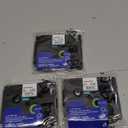 Heat Shrink Label Tapes - 0.35'' 9mm White Tube Tapes 3 Pack