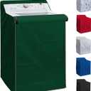 BlueStars Washing Machine Cover For Top-load - Premium Outdoor Protection For Most Washer Dryer Cover - W29x D28x H43 (Green)