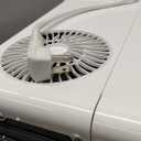 Antarctic Star Countertop Ice Maker with Soft Chewable Pellet Ice, 34lbs/24Hrs, One-Click Operation, Self-Cleaning Portable Peddle Ice Machine with Ice Scoop for Kitchen,Office,Bar,RV (White) (13x12x9")