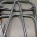 Medline Lightweight Junior/Lower Height Folding Walker with 5” Wheels