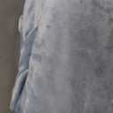 Cathay Home Full Plush Fur Fitted Sheet - Ultra Soft & Thick Plush Fur - All Season Cozy Warmth - 12" Deep Pocket Fitted Sheet Only (Full, Blue Fog)