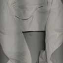 YEOREO Long Sleeve Crop Tops for Women Square Neck Workout Yoga Cropped T Shirt Top Padded Halter Neck with Detachable (Medium)