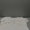 Motherhood Maternity Women's Short Sleeve Crew Neck Nursing Tee Shirt for Breastfeeding with Easy Access (X-Large, White)