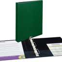 5 x Avery Durable 3 Ring Binder, 1" Slant Rings, 1 Green Binder (27253)