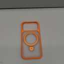 TORRAS for iPhone 17 Pro Case with Stand, Fit for MagSafe, 4X Military Drop Protection, Camera Control Button, Slim Soft Edge Phone Case for iPhone 17 Pro, Translucent Matte Cover 6.3", Bright Orange