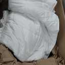 HomeSmart White Weighted Blanket Queen Size 20lbs, Ultra Soft Fabric, Oversized Queen Weighted Blanket, 92x88