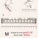 JR.DM Beaded Bracelet Bands Women Compatible with Apple Watch 40mm 42mm(S10/11) 41mm 38mm Dressy Fancy Stretchy Elastic Jewelry Strap Replacement for iWatch Series 11/10/9/8/7/6/5/4/3/2/1/SE