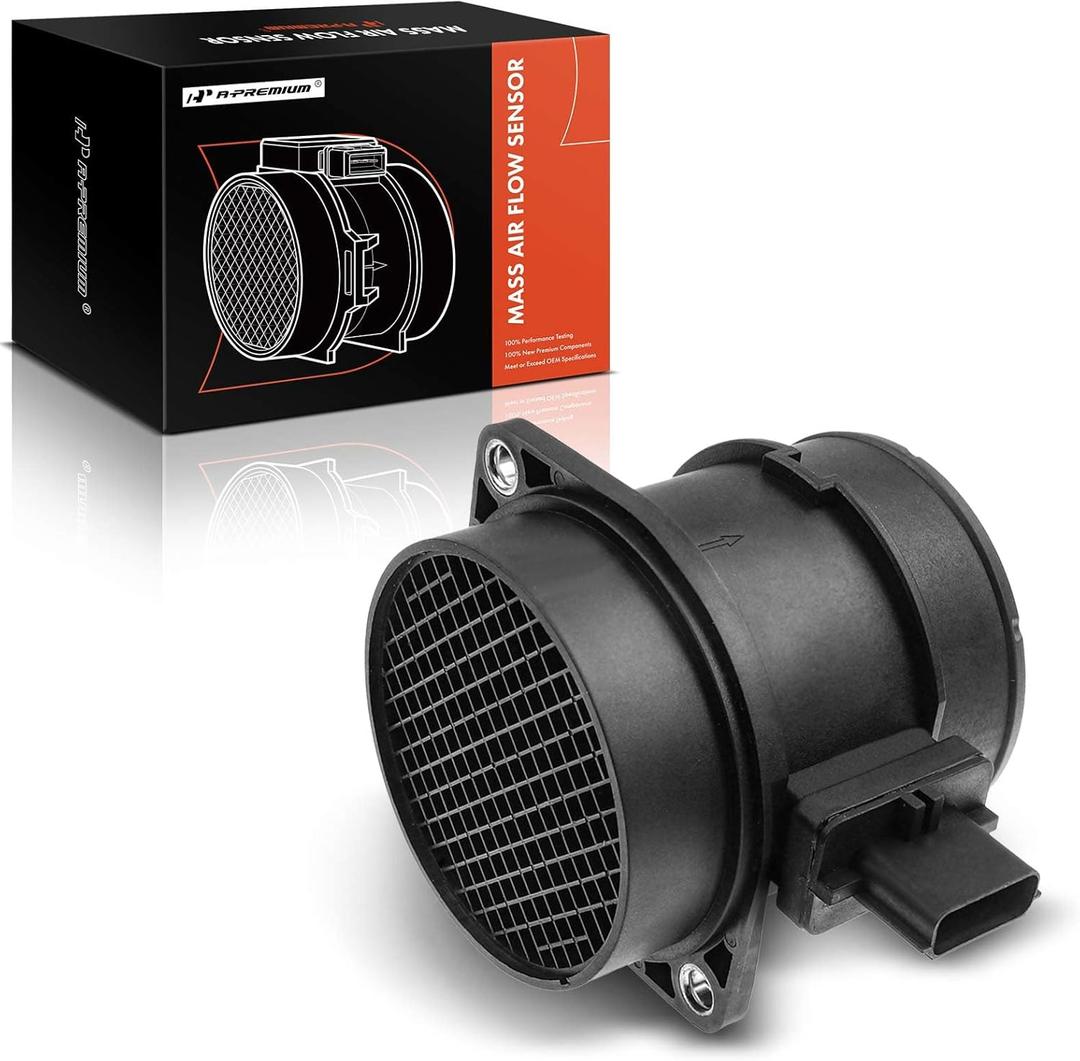 A-Premium Mass Air Flow Sensor Meter [8-Pins] Compatible with Ram 1500 2014 2015 2016 2017 2018 V6 3.0L Diesel, Replace# 0281006340