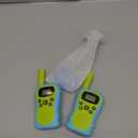 Kids Walkie Talkie Set, Range Extending Set of 2, for Camping or Birthday Toys, Green and Blue