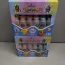 2 x 24 Colors Tie Dye Kit, Tie Dye Set for Kids, Pre-Filled Bottles, Non Toxic Permanent Fabric Dye Art Set, Easy DIY Fabric Art - Create Fun (24 Colors)