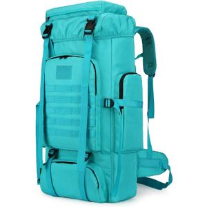 Hiking Backpack for Men 70L/100L Camping Backpack Military Rucksack Molle 3 Days Assault Pack for Climbing (70l-lake-blue)