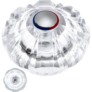 Dreyoo Shower Faucet Handle Replacement for 940-240 and 940-950A, Shower Handle Compatible with Price/Pfister Avante Lavatory, Bath, Tub Faucets, Single Knob Replacement, Acrylic