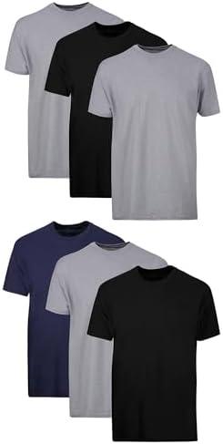 Hanes Men's Undershirt Packs, Stay-Tucked Soft Cotton Undershirts, Best Undershirts for Men, White/Black/Asstd Multipacks Size 3XL