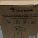 Bonsaii 12-Sheet Cross Cut Paper Shredder, 5.5 Gal Home Office Heavy Duty Shredder for Paper, Credit Card, Mail, Staples, with Transparent Window, High Security Level P-4 (C275-A)