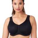 Wacoal Women's Underwire Sport Bra (32G, Black)
