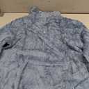 BLENCOT Womens Casual Button Down Collar Pullover Fleece Sweatshirt Long Sleeve Tops Warm Sherpa Coat Jacket Pockets
 L