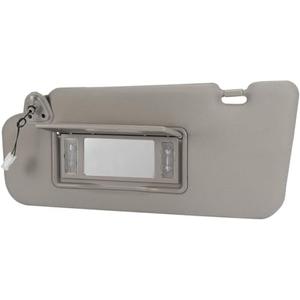 SAILEAD Left Driver Side Sun Visor Replacement , Compatible with 2006 2007 2008 Nissan Murano, with Illuminated Mirror, Without Sunroof, OE Part 96401-CC22B 96401CC22B, Beige