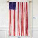 4th of July Decorations 4 x 2.3 Ft Rag American Flag Banner Memorial Day Decorations, Independence Day Party Decor, Indoor & Outdoor Home Celebration, 250th Anniversary Accessories