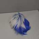 ColorGround Blue Ombre White Wig with Crystal for Cons and Halloween Party