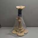 Cat Scratching Post, 4 in 1 Wooden Cat Scratcher Toy, 18.11" Tall Scratch Post with 2 Level Cat Track Balls, Interactive Feather Toy and 2 Sisal Hanging Balls for Indoor Kittens, Adult Cats