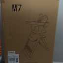 6 in 1 Convertible Baby HighChairs & Step Stool, Foldable High Chairs for Babies and Toddlers, Portable Booster Seat for Dining, Folding Toddler Tower for Kitchen (Dark Gray)