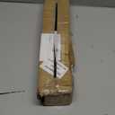 Shower Curtain Rod Adjustable 43-78 inch, 1"Diameter Spring Tension Curtain Rod No Drill, Anti-Rust Non-Slip Shower Rod, Black Shower Curtain Rod for Bathroom Tension