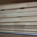 Solid Pine Wire Shelf Covers, 12" D x 29" L, Tool-Free Pantry Rack, 29" Length