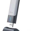 TP-Link AX1800 WiFi 6 USB Adapter for Desktop PC (Archer TX21UH) Wireless Network Adapter with 2.4GHz, 5GHz, MU-MIMO, OFDMA, High Gain Dual Band 5dBi Antenna, WPA3, Supports Windows 11/10