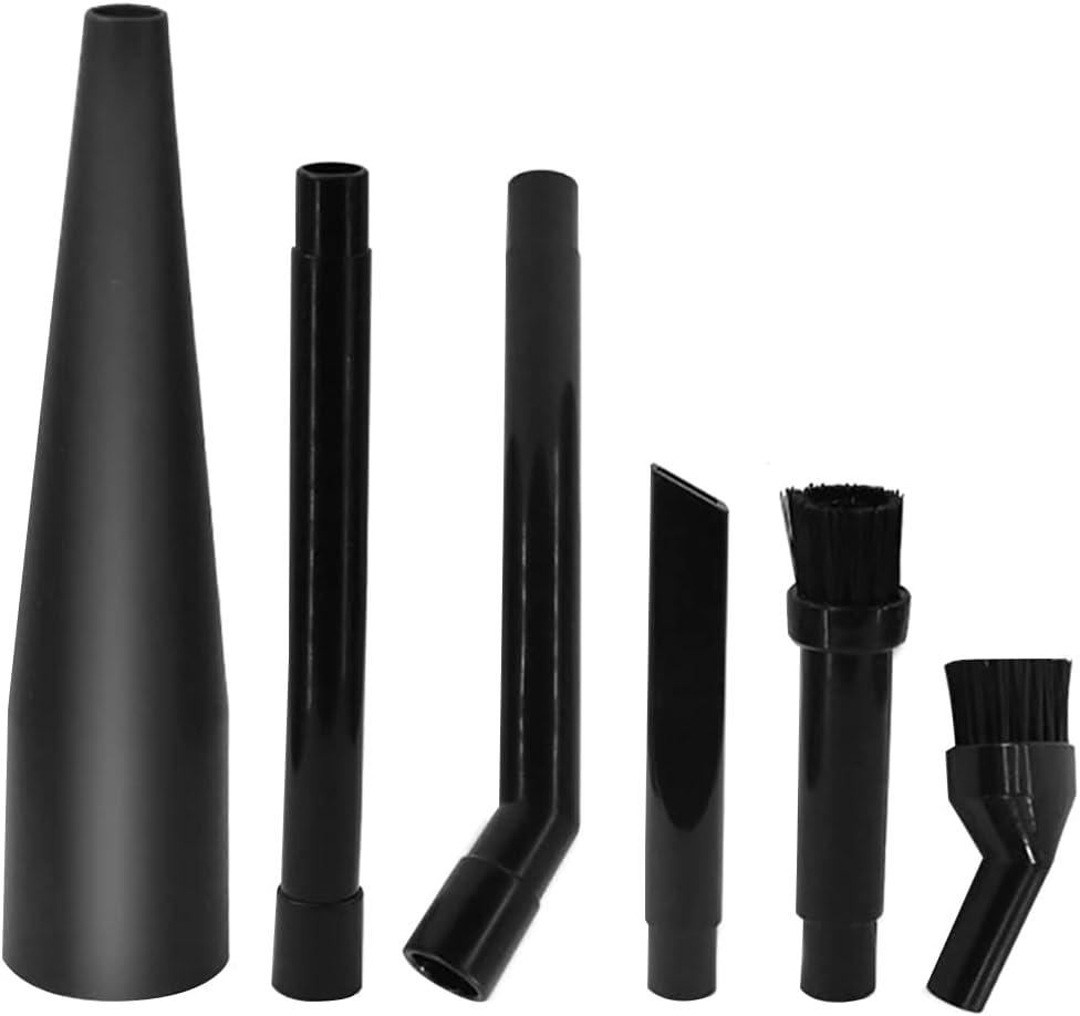 6 Pcs Micro Wet Dry vacuum attachment kit, Mini Cleaning Kit for Home, Office, Vehicle
