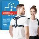 Posture Corrector for Women and Men, Adjustable Upper & Mid Back Brace for Neck, Shoulder & Back Support, Breathable Back Straightener for Pain Relief and Better Posture