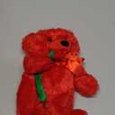 Civaner Valentine Bear Stuffed Animal Gift with Rose Funny Cute Bear Plush Stuffed Animal for Kids Toddler, Mother Girlfriend, Valentine Birthday, Wedding, 11.8 Inches (Red)