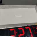 Large Digital Wall Clock with Remote Control 17.2" LED Large Display Timer with Temperature Date Week Auto DST Adjustable Brightness, Big Wall Alarm Clock for Living Room Office Garage Gym Seniors