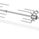 Weber Spirit & Pellet Rotisserie HeavyDuty Electric Motor, Stainless Steel Shaft & Forks, Fits Spirit Gas Grills & Searwood 600 Pellet Grill