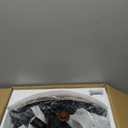 LEDIARY 23" Caged Ceiling Fan with Light, Large Flush Mount, App&Remote Control, Low Profile Bladeless Fan Light Fixture 6 Speed, Reversible and Quiet Motor- Gold-dusted Black, 23 Inch